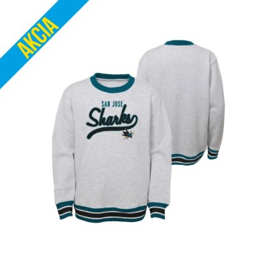 NHL, mikina, legends, crew, neck, pullover, SAN, JOSE, SHARKS, detská, junior